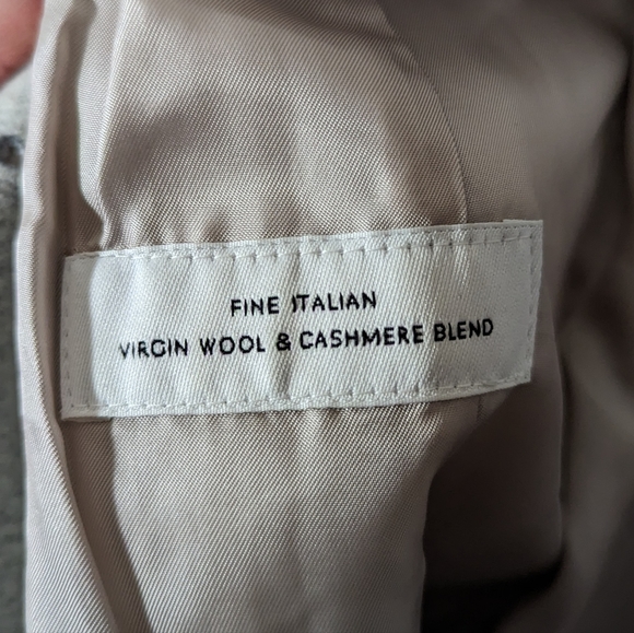 NWOT Babaton Grey "The Connor Coat" Wool & Cashmere Blend - Picture 13 of 15